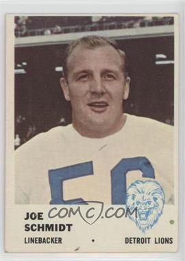 1961 Fleer - [Base] #86 - Joe Schmidt