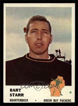 1961 Fleer - [Base] #88 - Bart Starr [EX MT]