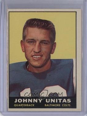 1961 Topps - [Base] #1 - Johnny Unitas