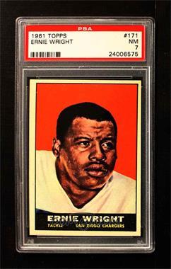 1961 Topps - [Base] #171 - Ernie Wright [PSA 7 NM]