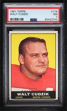 1961 Topps - [Base] #179 - Walt Cudzik [PSA 7 NM]