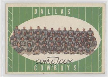 1961 Topps - [Base] #28 - Dallas Cowboys Team [Poor to Fair]