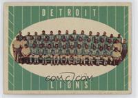 Detroit Lions Team [Poor to Fair]