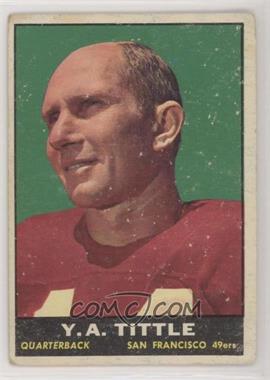 1961 Topps - [Base] #58 - Y.A. Tittle [Good to VG‑EX]