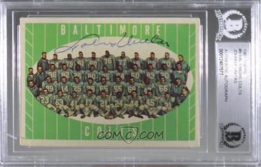 1961 Topps - [Base] #9 - Baltimore Colts Team [BAS Authentic]