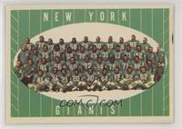 New York Giants Team