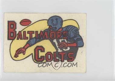 1961 Topps - Flocked Stickers #_BACO - Baltimore Colts Team [Good to VG‑EX]