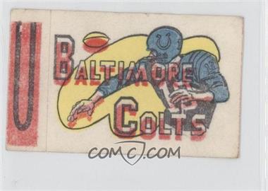 1961 Topps - Flocked Stickers #_BACO - Baltimore Colts Team [Good to VG‑EX]