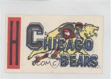 1961 Topps - Flocked Stickers #_CHBE - Chicago Bears Team