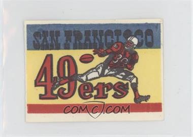 1961 Topps - Flocked Stickers #_SAF4 - San Francisco 49ers Team