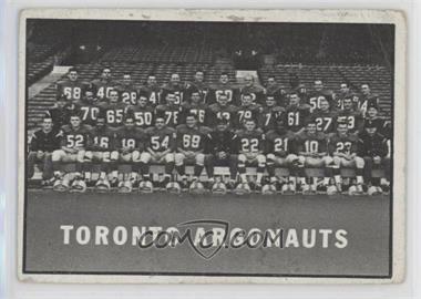 1961 Topps CFL - [Base] #117 - Toronto Argonauts [Poor to Fair]