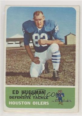 1962 Fleer - [Base] #55 - Ed Hussmann (Uncorrected Error: Name Misspelled Hussman)