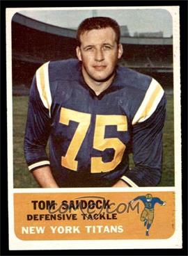 1962 Fleer - [Base] #66 - Tom Saidock [NM]