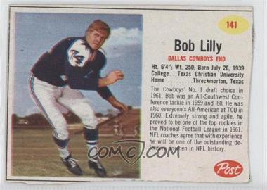 1962 Post - [Base] #141 - Bob Lilly [Good to VG‑EX]