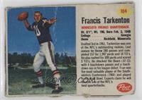 Francis Tarkenton [COMC RCR Poor]