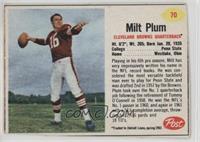 Milt Plum [Noted]