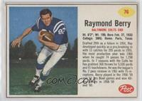 Raymond Berry [Poor to Fair]