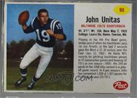 Johnny Unitas [Noted]