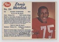 Ernie Warlick (perforated) [Good to VG‑EX]