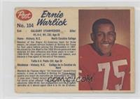 Ernie Warlick (perforated) [Noted]