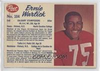 Ernie Warlick (perforated)