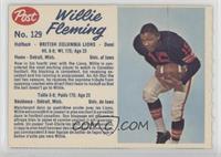 Willie Fleming (perforated)