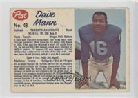 Dave Mann (perforated) [Good to VG‑EX]