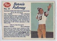 Bernie Faloney (perforated) [Poor to Fair]