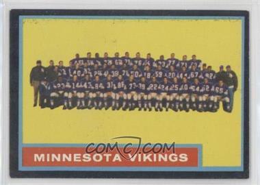 1962 Topps - [Base] #101 - Minnesota Vikings Team