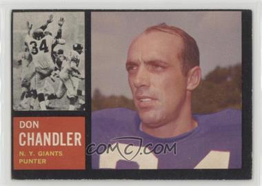 1962 Topps - [Base] #107 - Don Chandler