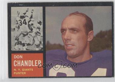 1962 Topps - [Base] #107 - Don Chandler