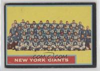 New York Giants Team [Poor to Fair]