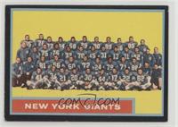 New York Giants Team