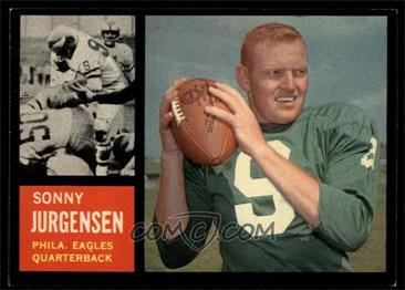 1962 Topps - [Base] #115 - Sonny Jurgensen [EX MT]