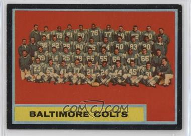 1962 Topps - [Base] #12 - Baltimore Colts Team