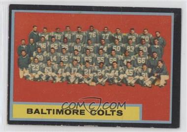 1962 Topps - [Base] #12 - Baltimore Colts Team