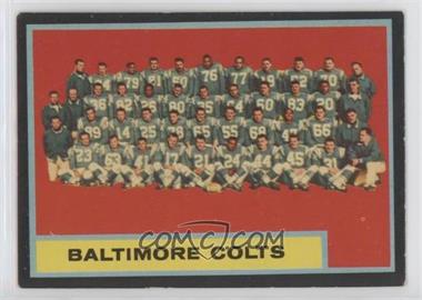 1962 Topps - [Base] #12 - Baltimore Colts Team