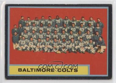 1962 Topps - [Base] #12 - Baltimore Colts Team