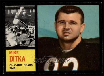 1962 Topps - [Base] #17 - Mike Ditka [EX]