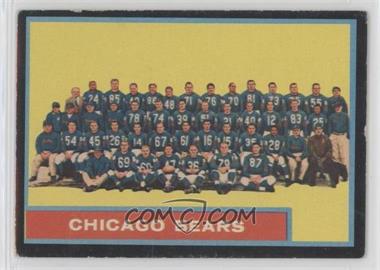 1962 Topps - [Base] #25 - Chicago Bears Team