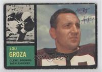 Lou Groza [Noted]