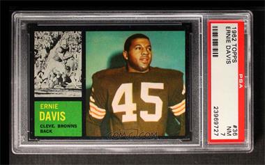 1962 Topps - [Base] #36 - Ernie Davis [PSA 7 NM]