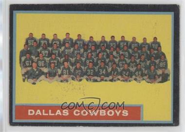 1962 Topps - [Base] #49 - Dallas Cowboys Team [Good to VG‑EX]