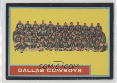 1962 Topps - [Base] #49 - Dallas Cowboys Team [Good to VG‑EX]