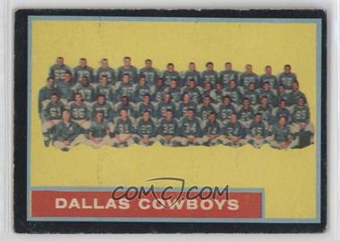 1962 Topps - [Base] #49 - Dallas Cowboys Team [Good to VG‑EX]