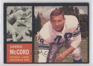 1962 Topps - [Base] #57 - Darris McCord [Good to VG‑EX]