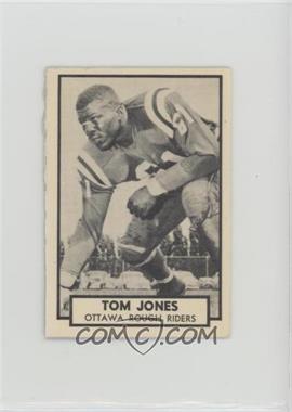 1962 Topps CFL - [Base] #101 - Tom Jones