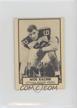 1962 Topps CFL - [Base] #106 - Moe Racine