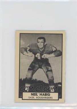 1962 Topps CFL - [Base] #125 - Neil Habig