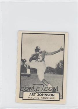 1962 Topps CFL - [Base] #135 - Art Johnson